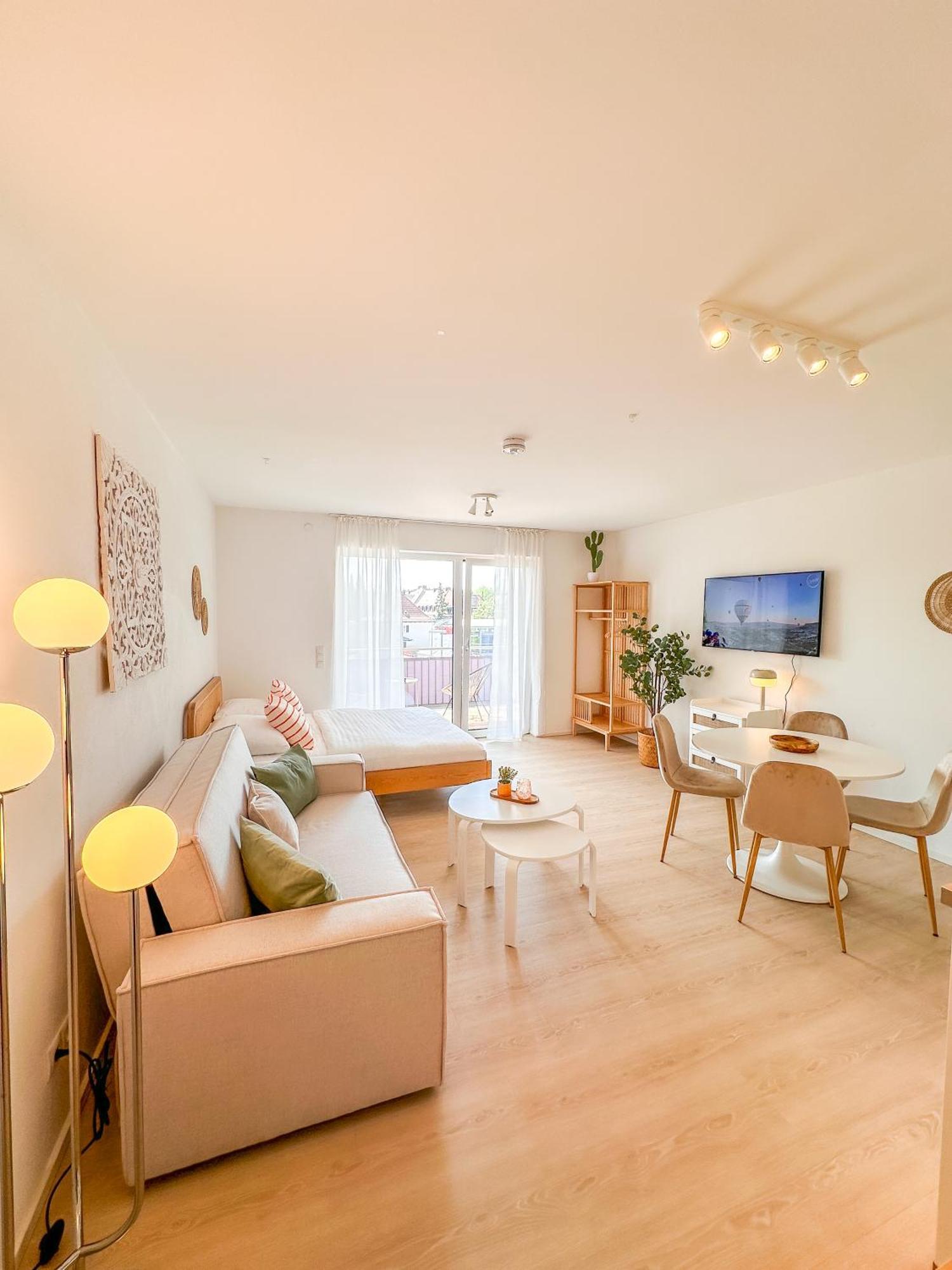 Thesunset Club - Studio II - Kueche - Balkon - Parken Memmingen Exteriör bild